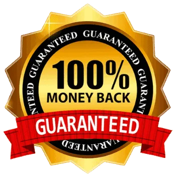 100% Money Back Guarantee badge