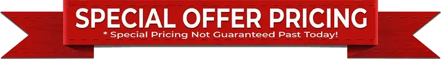 special offer pricing ribbon